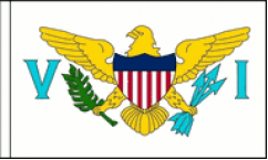 US Virgin Islands Table Flags